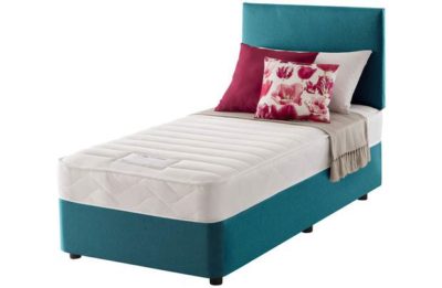 Layezee Calm Memory Micro Quilt Single Teal Divan Bed Layezee Calm Memory Micro Quilt Single Teal Divan Bed